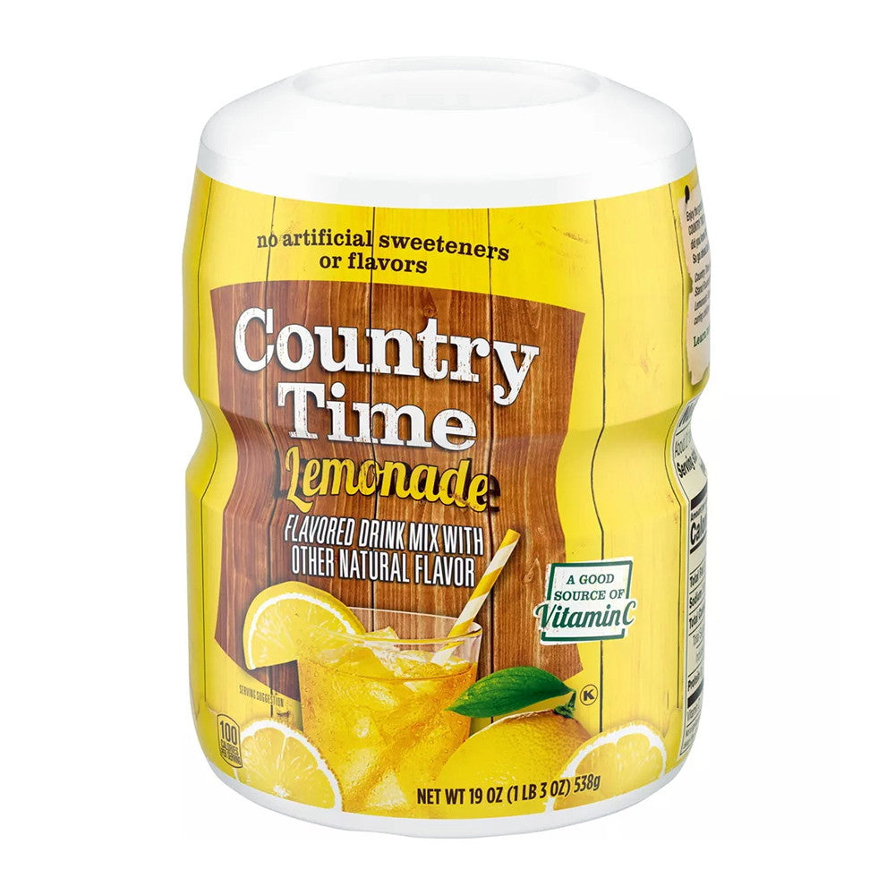 Country Time Lemonade Drink Mix Canister, 19 Oz